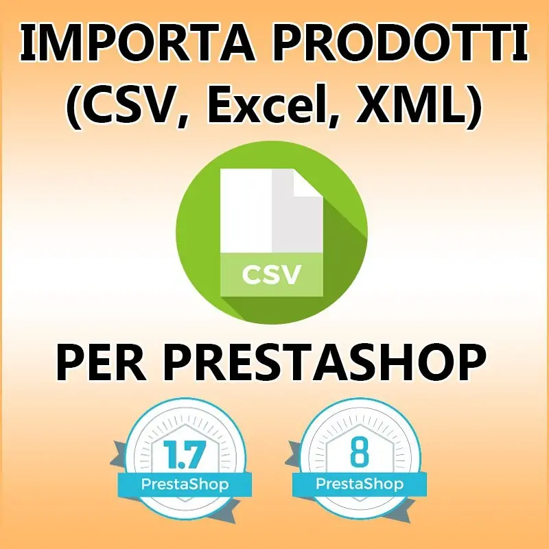 Importa Prodotti in PrestaShop